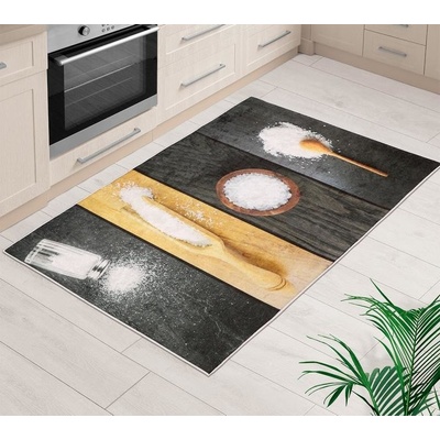 Koberec - běhoun 3D tisk - šíře 80 cm , délka 120 cm - mořská sůl