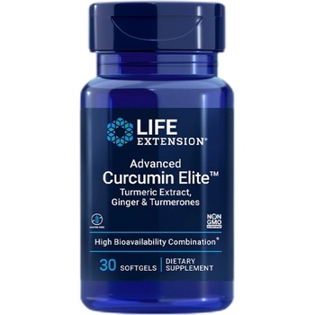 Life Extension Advanced Curcumin Elite Turmeric Extract | with Ginger & Turmerones [30 Гел капсули]