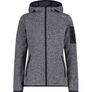 CMP Дамско поларено яке CMP Women's Jacket Fix Hood Jacquard Knitted 3H19826 Fleece jacket - Antracite - размер 42 (EU) (105-4940-2415)