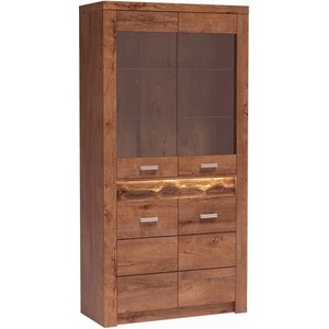Bogdan Furniture Europe Витрина Indianapolis I-3, светла пепел