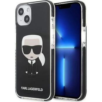 KARL LAGERFELD Кейс Karl Lagerfeld Iconik Karl за Apple iPhone 13 mini, Черен (KF000960-0)