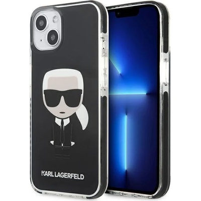 KARL LAGERFELD Кейс Karl Lagerfeld Iconik Karl за Apple iPhone 13 mini, Черен (KF000960-0)