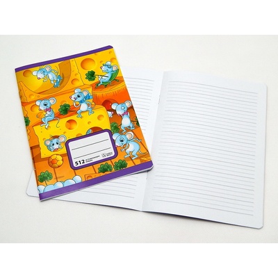 Junior Sešit 512 A5 1.třída pomocné linky