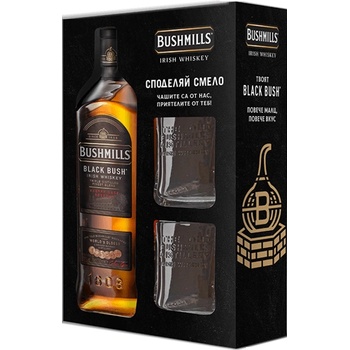 Image 1 of Bushmills Black Bush с две чаши - бленд ирландско уиски 700ml