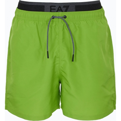 Giorgio Armani Мъжки бански EA7 Emporio Armani Logo Tape Boxer titanite