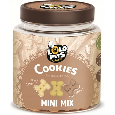 Lolo Pets Koláčiky - mini mix kostí v pohároch Classic 300 g
