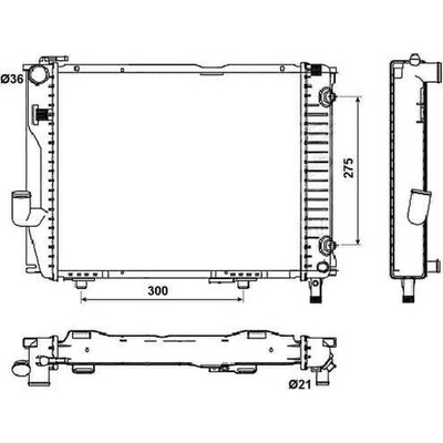 Chladič, chlazení motoru NRF 53030