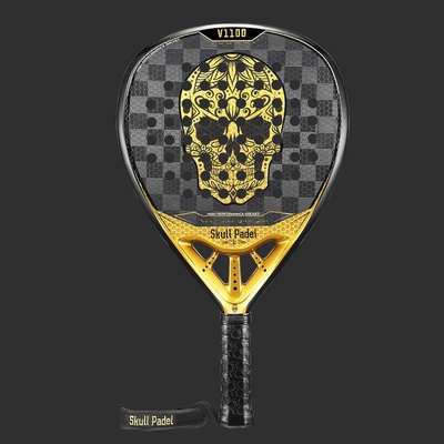 Skull Padel V1100 GOLD BLACK 24K (SP-BG13)