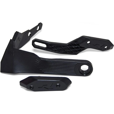 RACETECH (RTECH) držák krytů rukou (handguardů) HP3 ADVENTURE barva černá