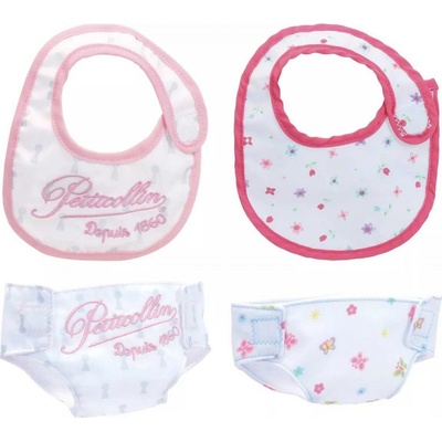 Petitcollin Sada bryndáčků a plenek (pro panenku 36-40 cm
