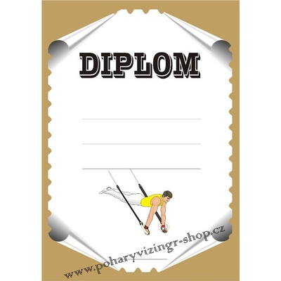 VIZINGR Gymnastika diplom A4 č.9