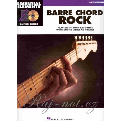 BARRE CHORD ROCK GUITAR SONGS + CD / gitara + tabulatúra