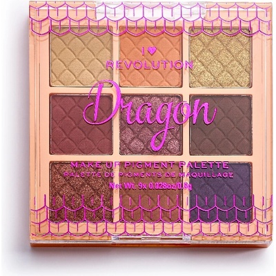 Revolution Beauty Fantasy Makeup Pigment Palette Dragon Сенки палитра 60gr