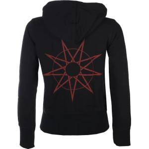 ROCK OFF Дамски суитшърт Slipknot - 9-Point Star Back - ROCK OFF - SKHD06LB