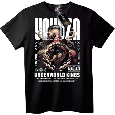 NOONEBRAND Тениска Якудза Подземен Крал - XS, Black