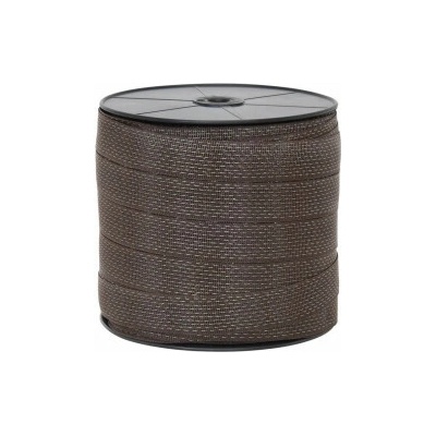 Páska pro elektrický ohradník, šířka 40 mm, hnědá