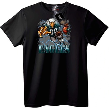 NOONEBRAND Тениска на Eagles футбол - L, White