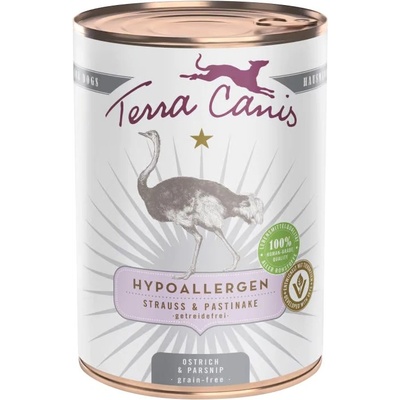 Terra Canis Хипоалергенен Страус и пастърнак 400 г