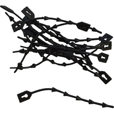 Clips gumový, k bambusové tyči, délka 12cm, 1ks