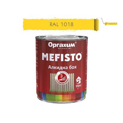 АЛКИДНА БОЯ МЕФИСТО ral 1018 0.650л ЖЪЛТА (11-103175)