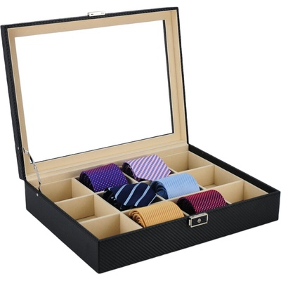 Kazeta na kravaty Miranda 6070 12 Černá