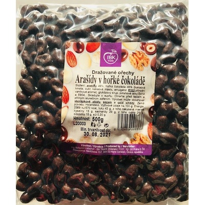 IBK Trade Arašídy v hořké čokoládě 500 g