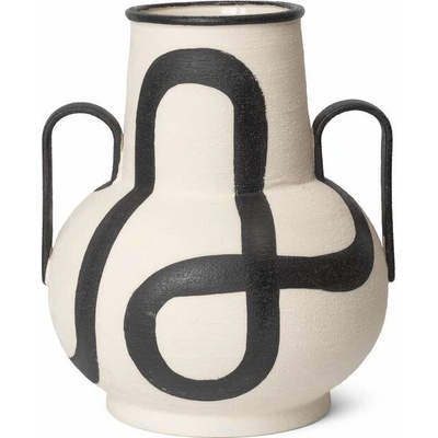 Ferm Living Váza Trace, off-white