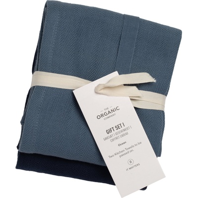 The Organic Company Малки кухненски кърпи Gift сини 2 бр (1086-953)