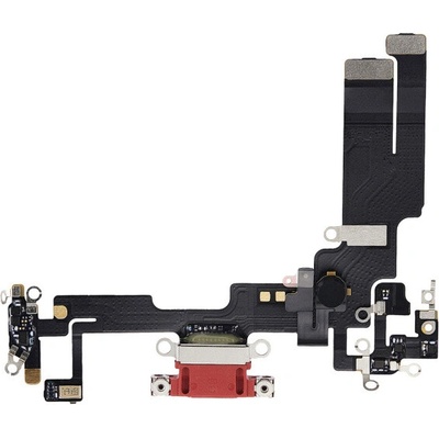 AppleKing nabíjací a audio flex konektor na Apple iPhone 14 - červená