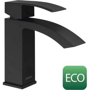 SAPHO Ginko - Смесител за умивалник, ECO, матово черно 1101-02B-01 (1101-02B-01)