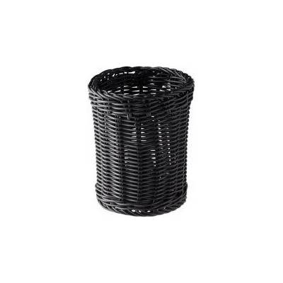 APS Economic Koš na příbory, černý, výška: 150 mm, průměr: 120 mm