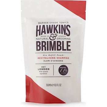 Hawkins a Brimble Pánsky revitalizujúci šampón na vlasy náhradná náplň 300 ml