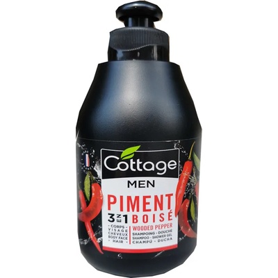 Cottage крем душ-гел за мъже , Wooded pepper 3in1, 250мл
