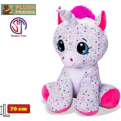 Plush Friends Star Sparkle jednorožec sedí 0m+ 70 cm