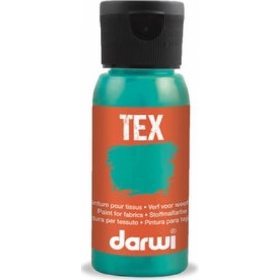 Farba na textil perleťová tyrkysová