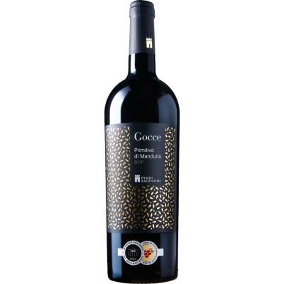 Feudi Salentini Gocce Primitivo di Manduria 2021 Červené 13% 0,75 l (holá láhev)