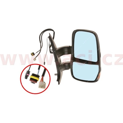 zp. zrcátko el. ovládané vyhřívané s blikačem a anténou krátké (rameno 110 mm) P ACI 2816808