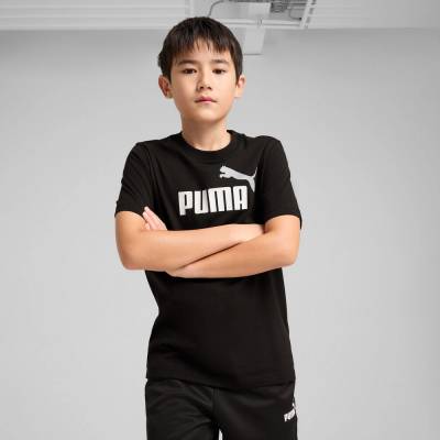Puma Dětské triko Puma ESS 2 COLOR NO.1 LOGO TEE 685778_01 BLACK