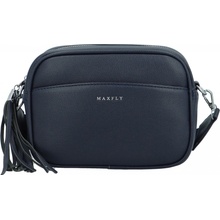 MaxFly Stylová dámská koženková crossbody Rozana tmavě modrá