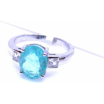 Jan Kos jewellery Stříbrný prsten a turmalínem MHT 4085 SZ55