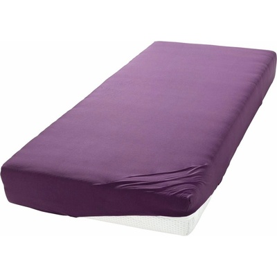 Carbotex Jersey prostěradlo Dreamee Fialové 160x200