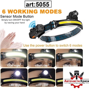 LAMPA /работна/ -led -за глава -Челниĸ -5055 ('254749)