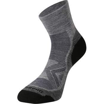 ALPINE PRO Антибактериални чорапи от мериносова вълна ALPINE PRO DERERE сиви ALPINE PRO | Siv | МЪЖЕ | S