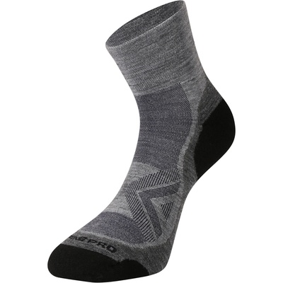 ALPINE PRO Антибактериални чорапи от мериносова вълна ALPINE PRO DERERE сиви ALPINE PRO | Siv | МЪЖЕ | S