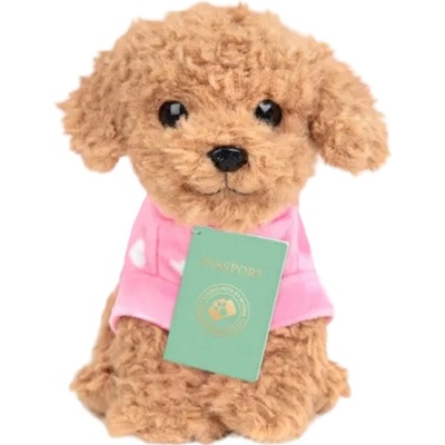 Studio Pets Плюшена играчка Studio Pets - Пудел, Бисквитка, 16 cm (6237)