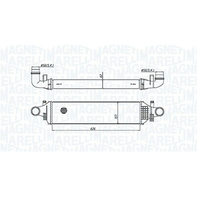 Chladič plniaceho vzduchu MAGNETI MARELLI 351319205420