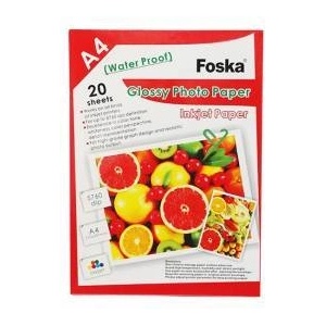 Foska Фото хартия Foska, A4, 230 g/m2, гланц, 20 листа, office1_1515100013