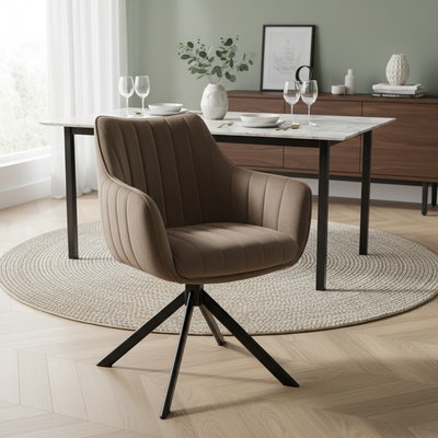 Signal Azalia Velvet cappuccino / černé