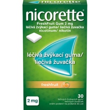 NICORETTE FRESHFRUIT GUM ORM 2MG GUM MND 30