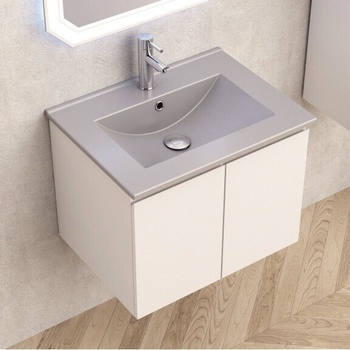 InterCeramic Шкаф за баня InterCeramic ICP 6045 + МИВКА ICC 6066G СИВ МАТ (ICP 6045 + МИВКА ICC 6066G СИВ МАТ)